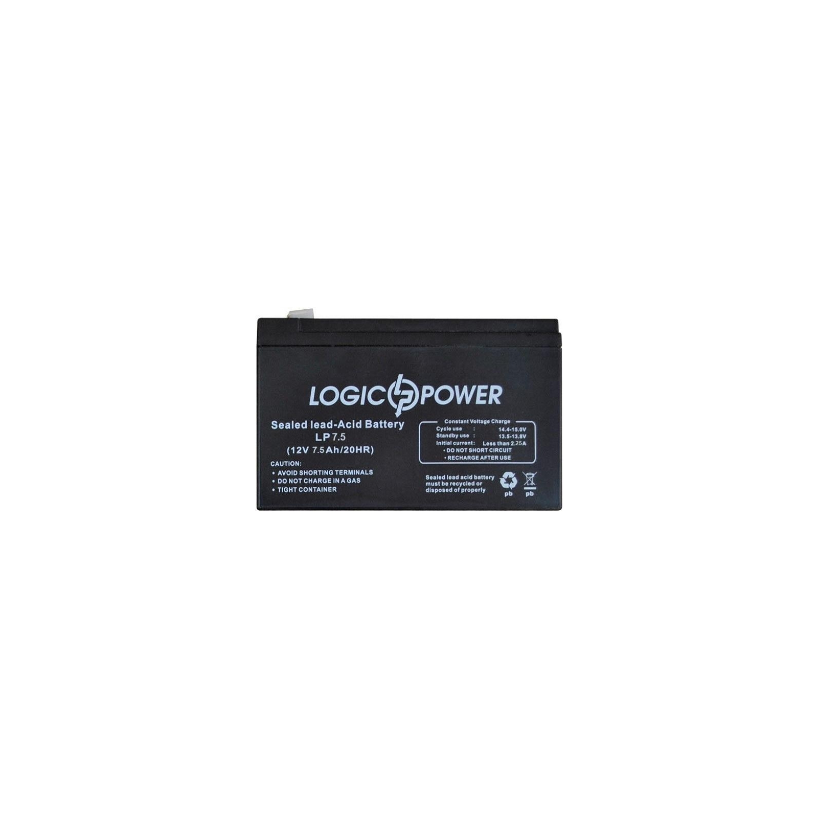 Батарея до ДБЖ 12В 7.5 Ач LogicPower (1074)