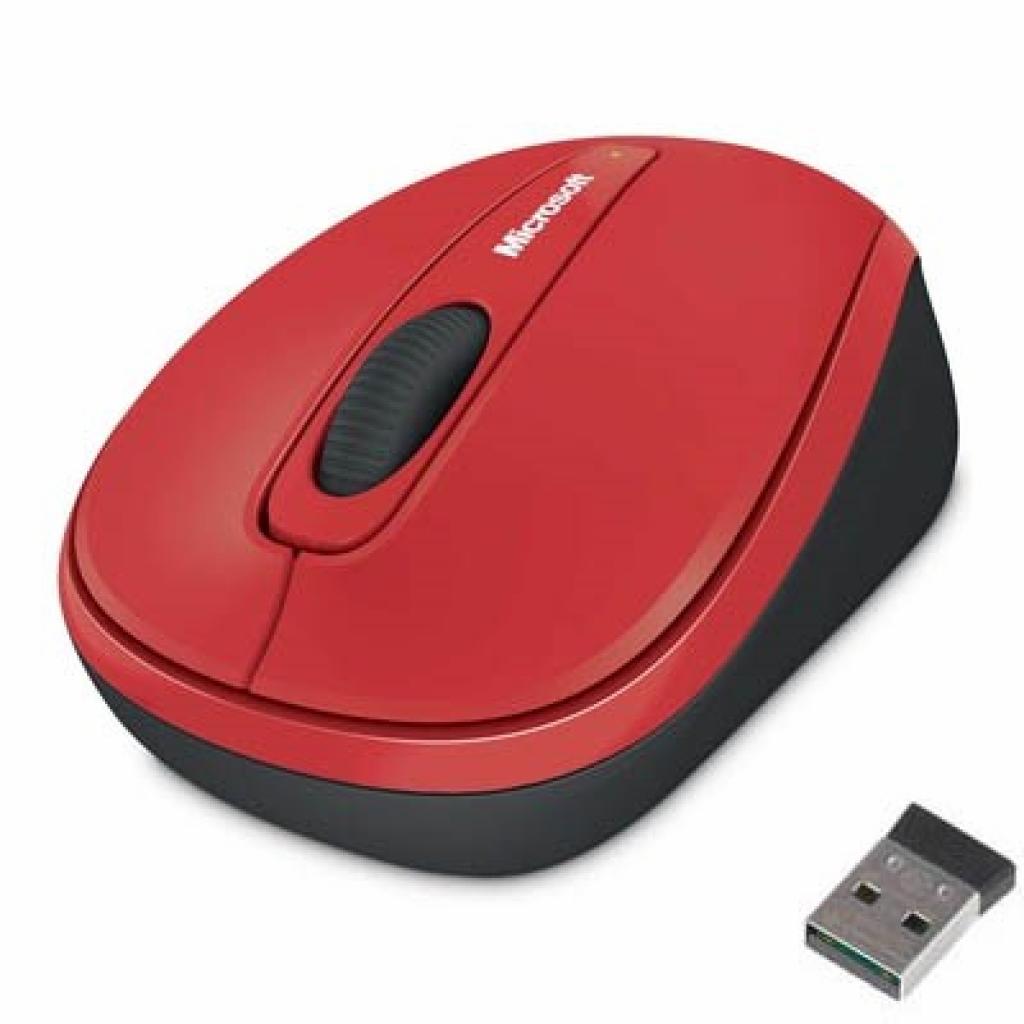 Мышка Microsoft Mobile 3500 Flame Red (GMF-00293)