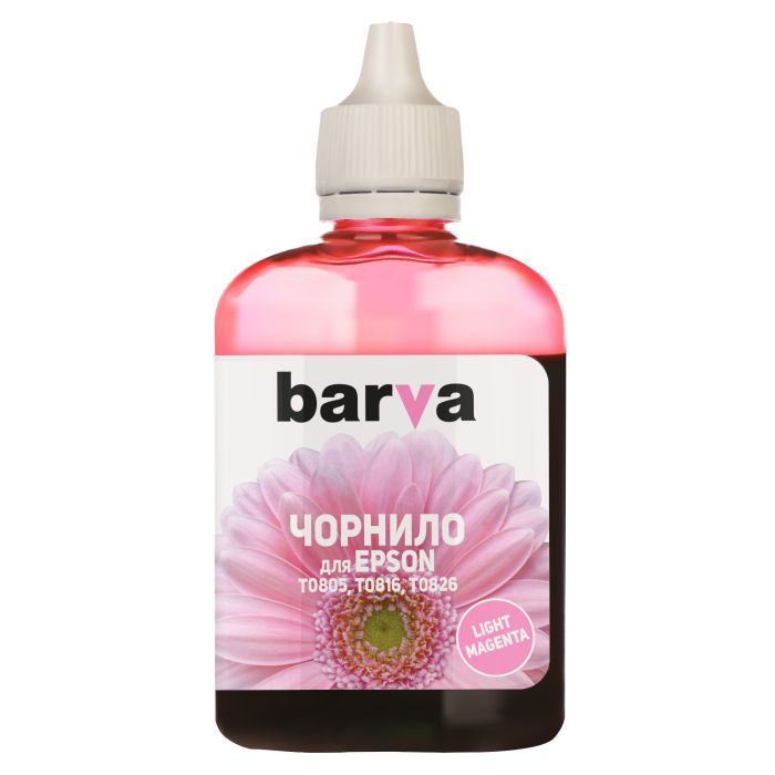 Чернила Barva EPSON T0816 LIGHT MAGENTA 180г (E081-150)
