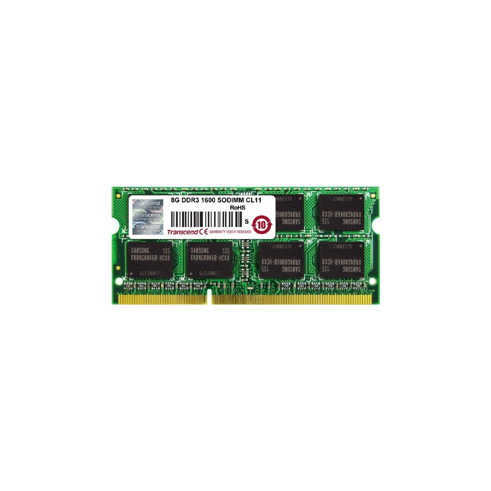 SoDIMM DDR3 8GB 1333 MHz Transcend TS1GSK64V3H Brain
