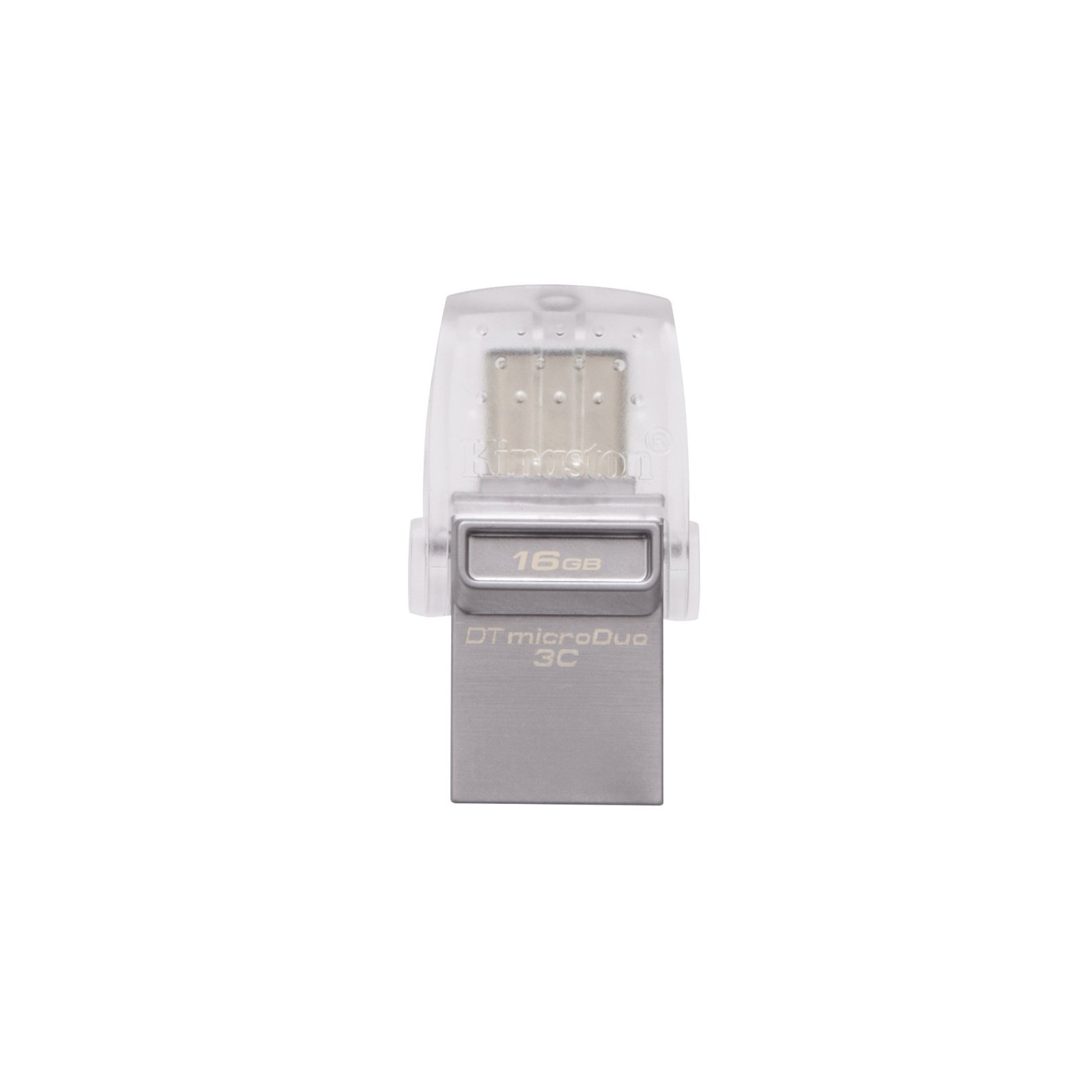 USB флеш накопичувач Kingston 16GB DataTraveler microDuo 3C USB 3.1 (DTDUO3C/16GB)