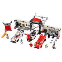 Конструктор LEGO Speed Champions Porsche Hybrid and K Pit Lane (75876) изображение 2
