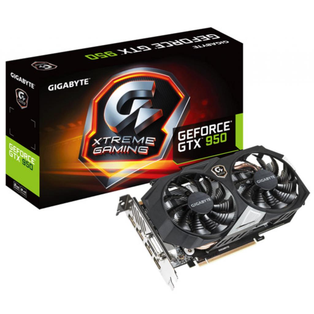 Відеокарта GIGABYTE GeForce GTX950 2048Mb XTREME C (GV-N950XTREME C-2GD)