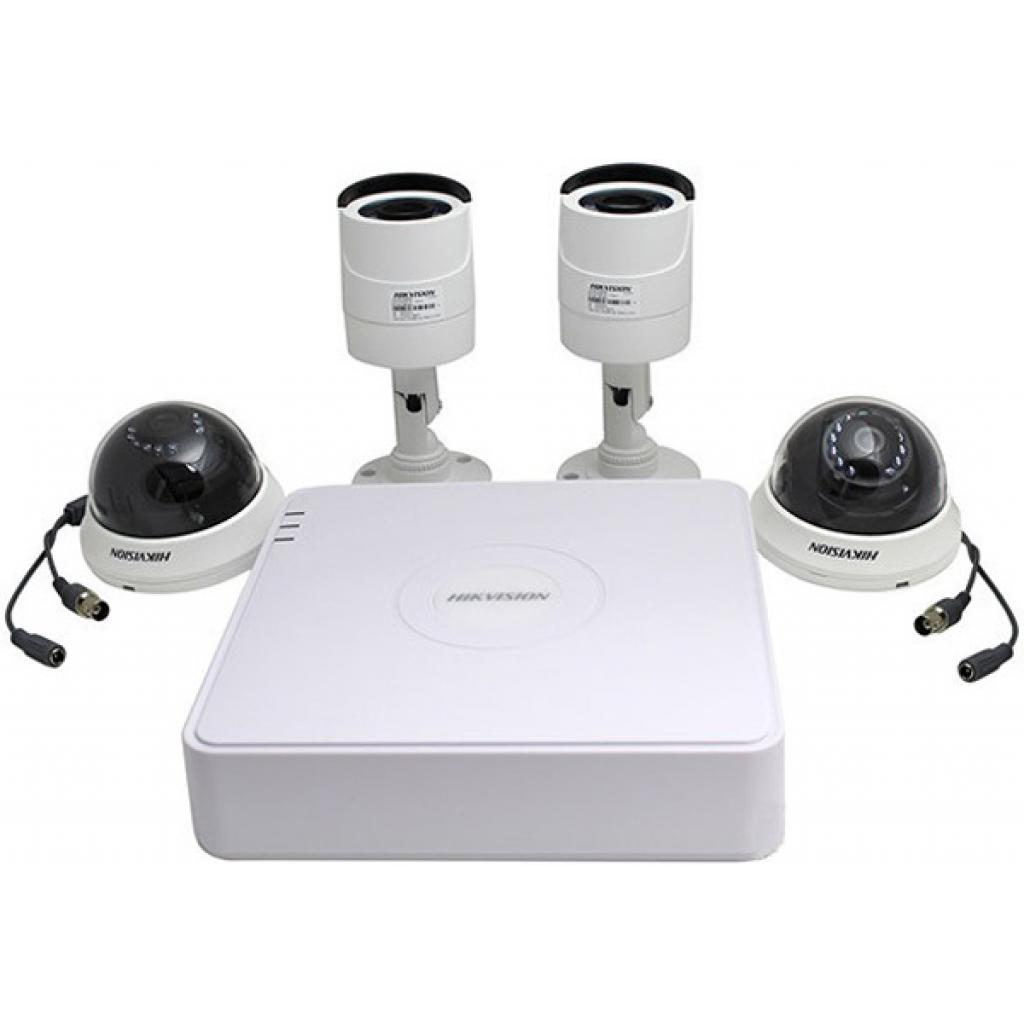 Комплект видеонаблюдения Hikvision DS-J150i 2OUT+2IN