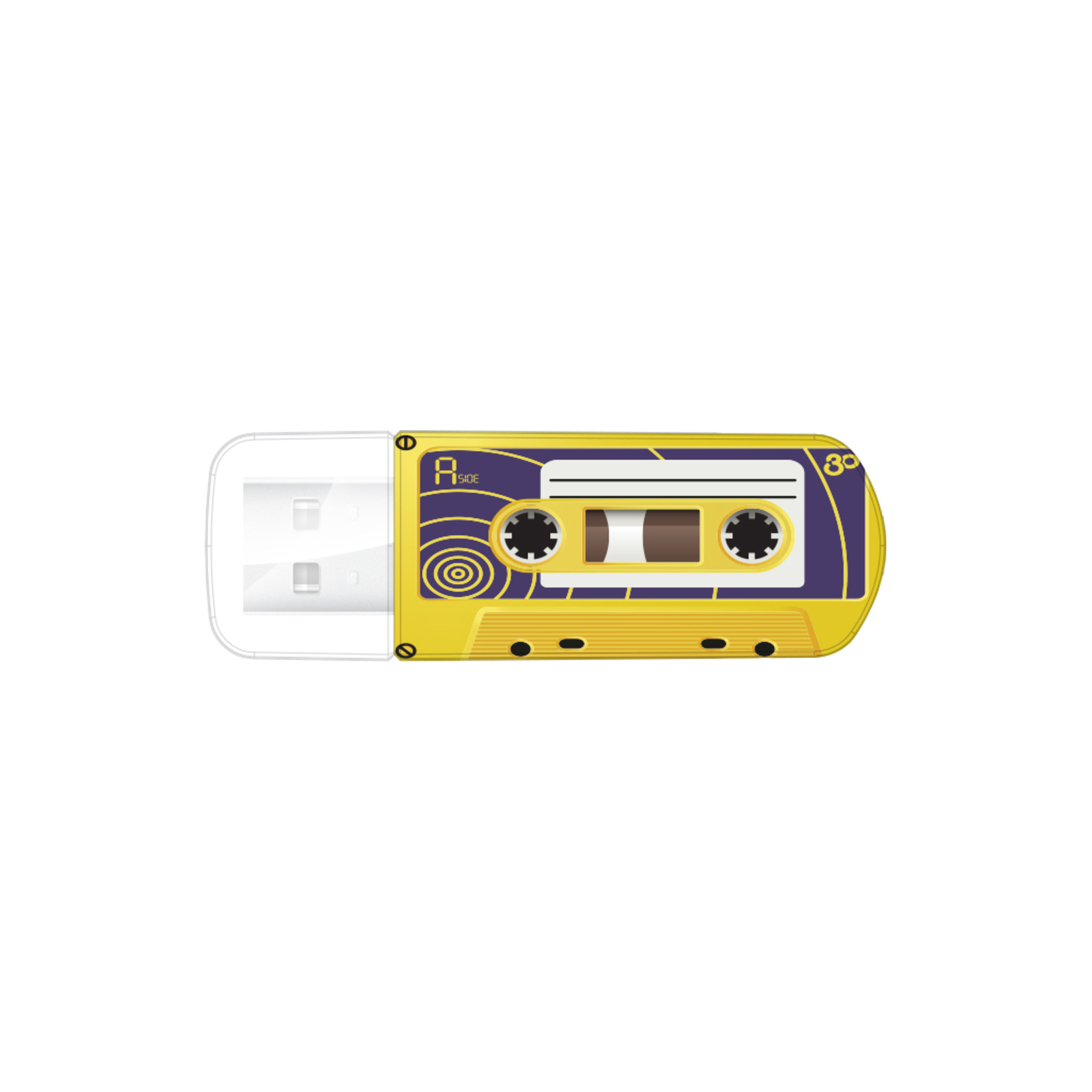 USB флеш накопичувач Verbatim 16GB Mini Cassette Edition Yellow USB 2.0 (49399)
