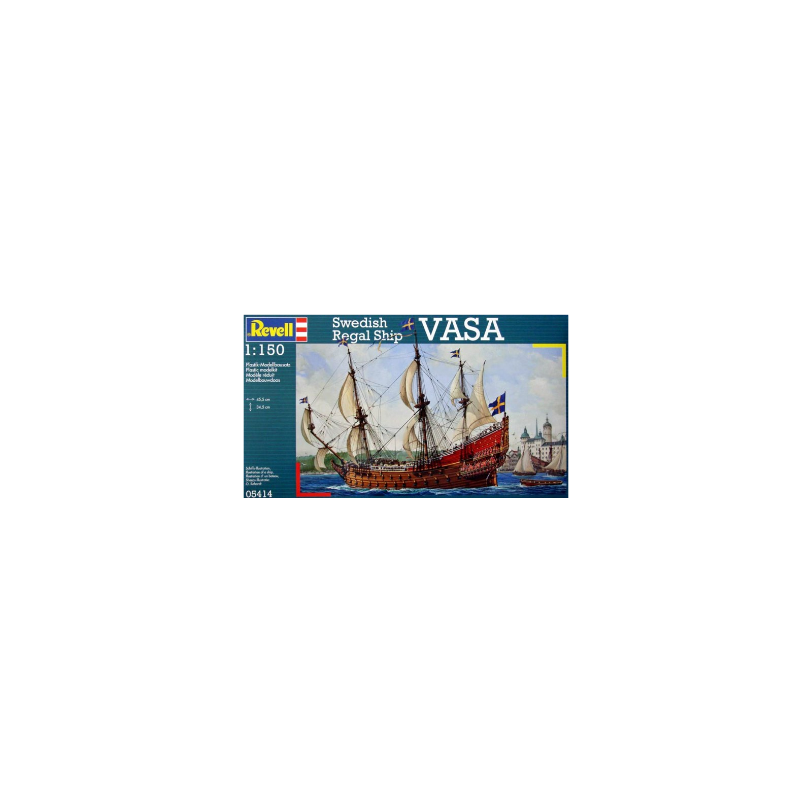 Збірна модель Revell Корабль Sailing Ship VASA 1:150 (5414)