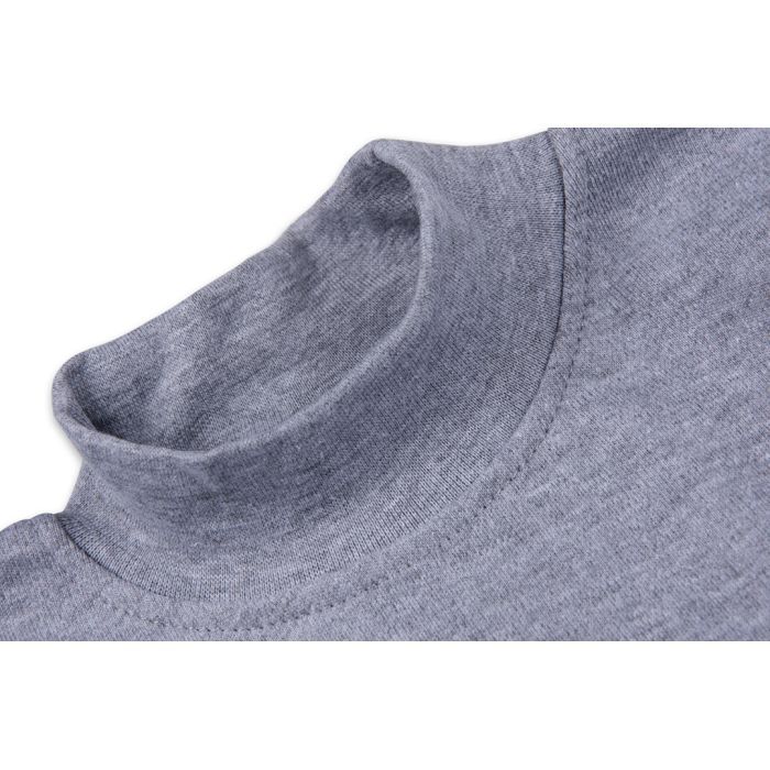 Кофта дитяча Lovetti водолазка сіра меланжева (1012-110-gray) зображення 3
