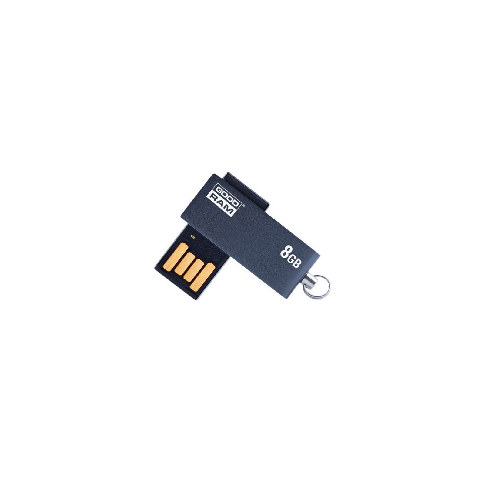 USB флеш накопичувач Goodram 8GB UCU2 Cube Graphite USB 2.0 (UCU2-0080E0R11)