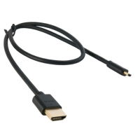 Фото - Кабель Extra Digital  мультимедійний micro HDMI to HDMI 0.5m Extradigital  KBD16 (KBD1678)