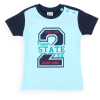 Набор детской одежды Breeze футболка с пуговичками с шортами (8922-80B-blue) изображение 2