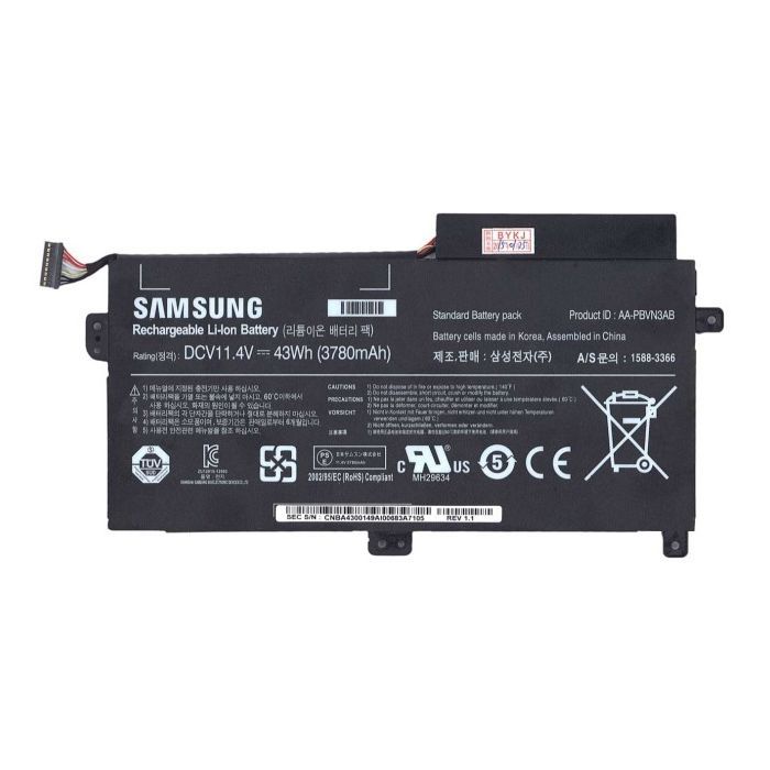 Аккумулятор для ноутбука Samsung 470R5 AA-PBVN3AB 43Wh (3780mAh) 3cell 11.4V Li-ion (A47016)