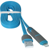 Дата кабель USB10-03BP USB - Micro USB/Lightning, blue, 1m Defender (87487) зображення 4