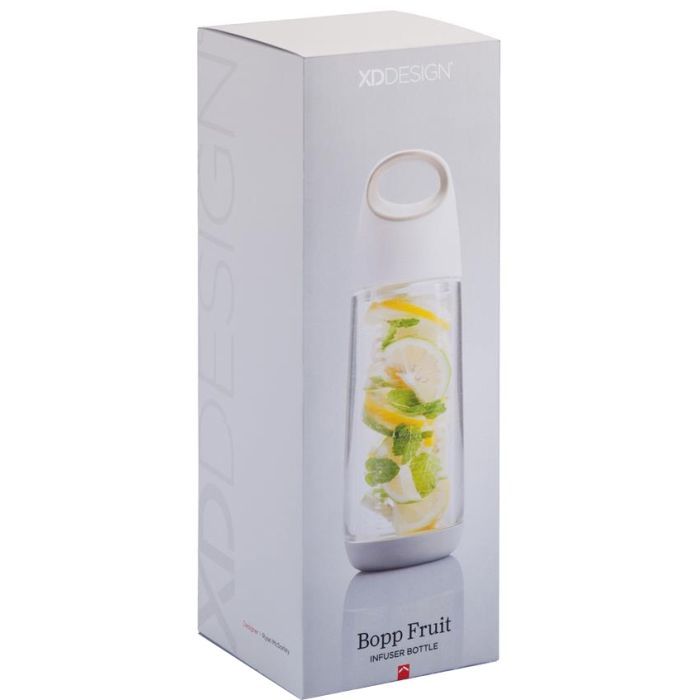 Пляшка для води XD Modo Фруктовая 650мл серая крышка (P436.143) зображення 5