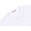 Футболка дитяча Matilda з коротким рукавом і мереживною оборкою (7134-164G-white) зображення 2