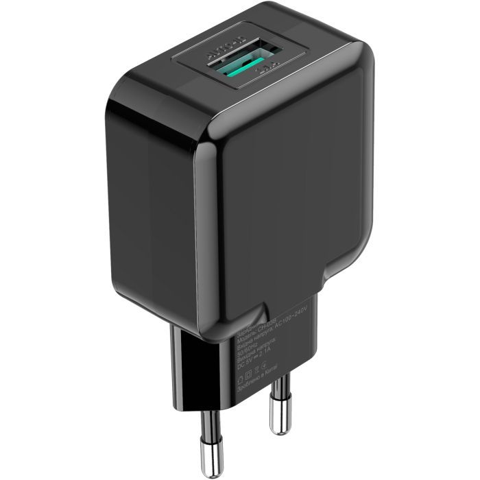Зарядное устройство Grand-X CH-03B (5V/2,1A) Black (CH-03B) изображение 4