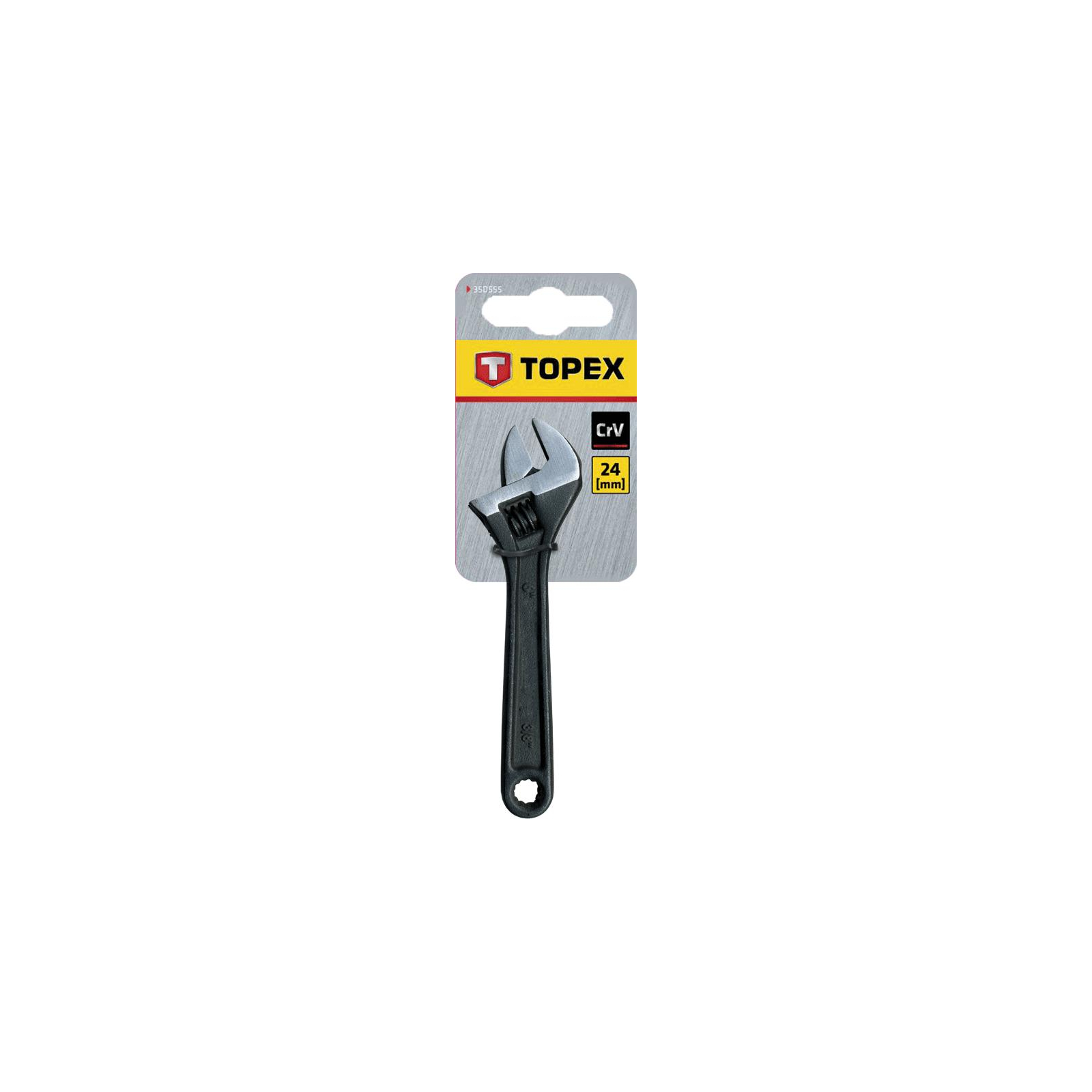 Ключ Topex разводной 250 мм, диапазон 0 — 36 мм (35D557) зображення 2