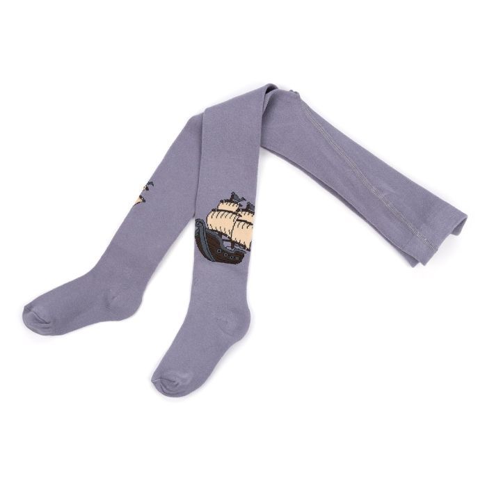 Колготки детские BNM с парусником (M0C0301-1020-86B-darkgray)