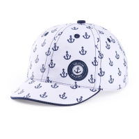 Кепка детская Kitti с якорями (Y8110-2-48B-white)