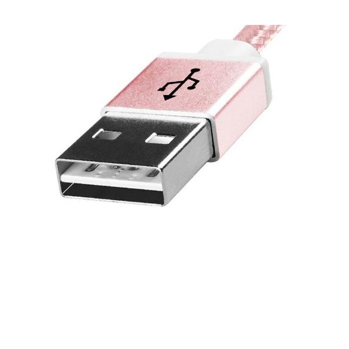 Дата кабель USB 2.0 AM to Micro 5P 1.0m Rose Golden ADATA (AMUCAL-100CMK-CRG) изображение 3