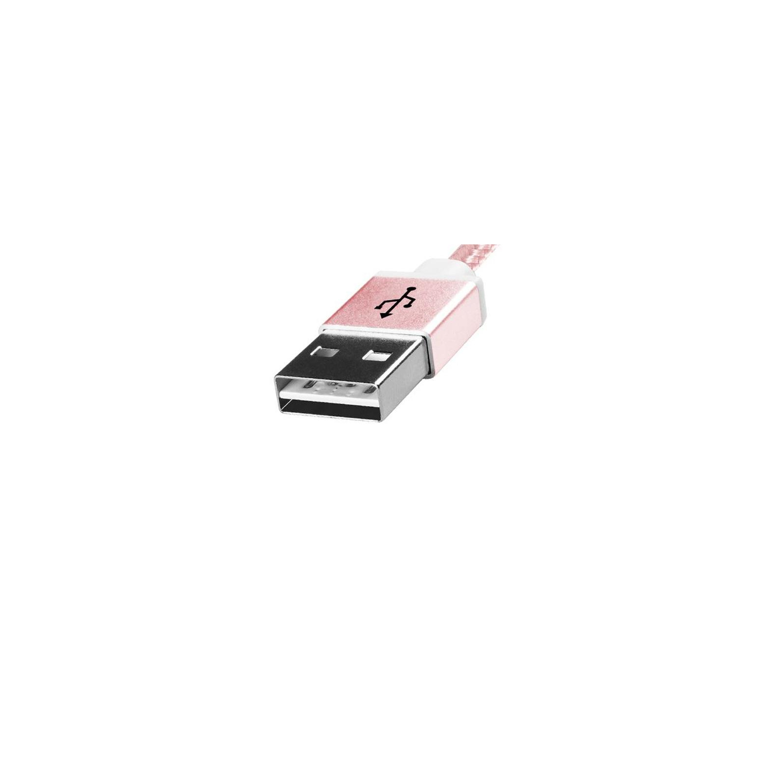 Дата кабель USB 2.0 AM to Micro 5P 1.0m Rose Golden ADATA (AMUCAL-100CMK-CRG) зображення 3