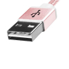 Дата кабель USB 2.0 AM to Micro 5P 1.0m Rose Golden ADATA (AMUCAL-100CMK-CRG) изображение 3