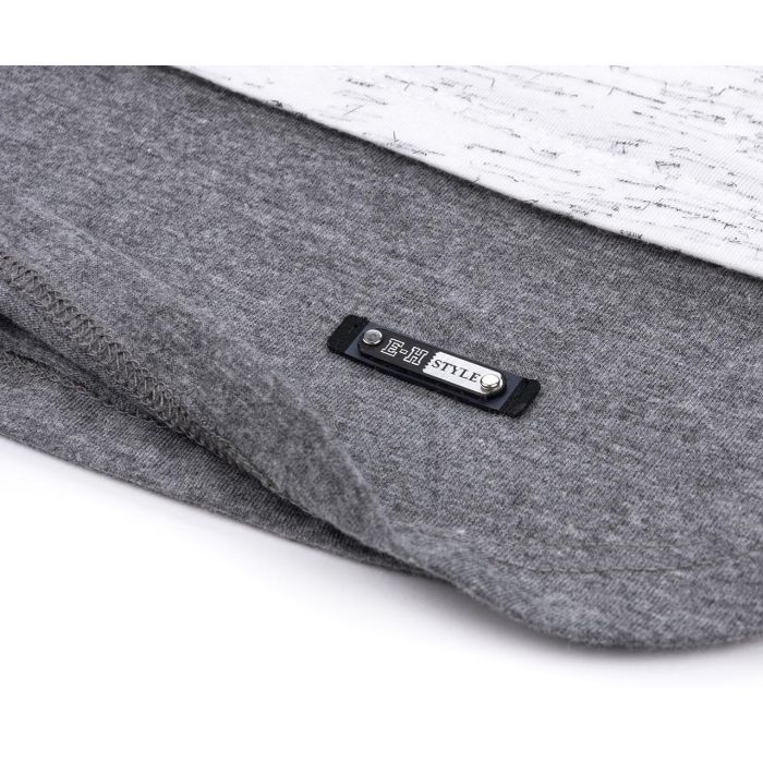 Футболка детская Breeze с карманчиком (11075-128B-gray) изображение 4