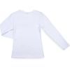 Кофта дитяча Matilda з мереживною оборкою (8430-164G-white) зображення 2