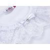 Кофта дитяча Matilda з мереживною оборкою (8430-164G-white) зображення 5