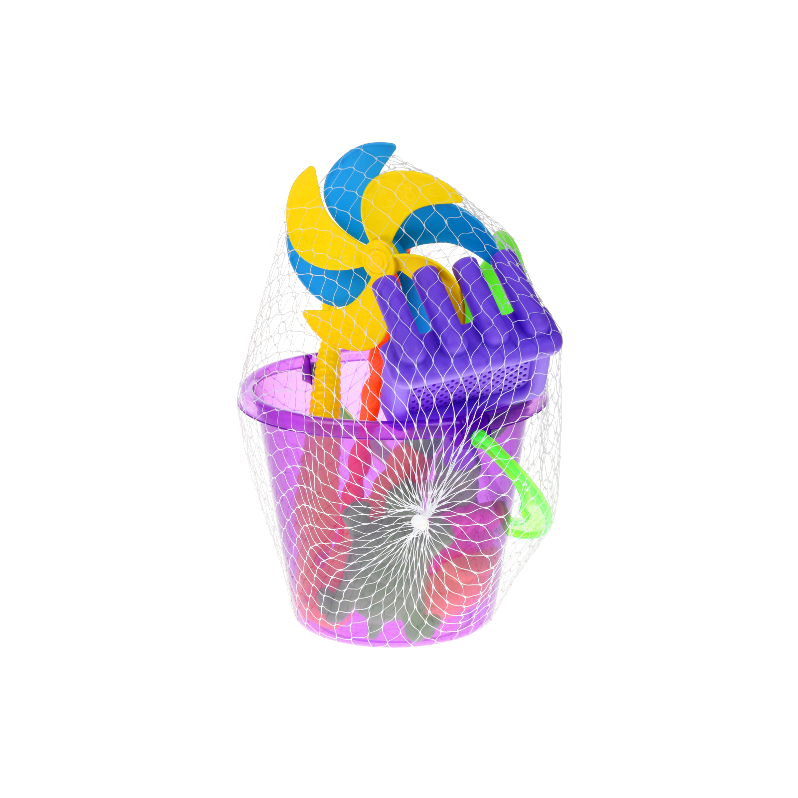 Игрушка для песка Same Toy с Воздушной вертушкой (фиолетовое ведро) 9 шт (HY-1206WUt-2) изображение 6