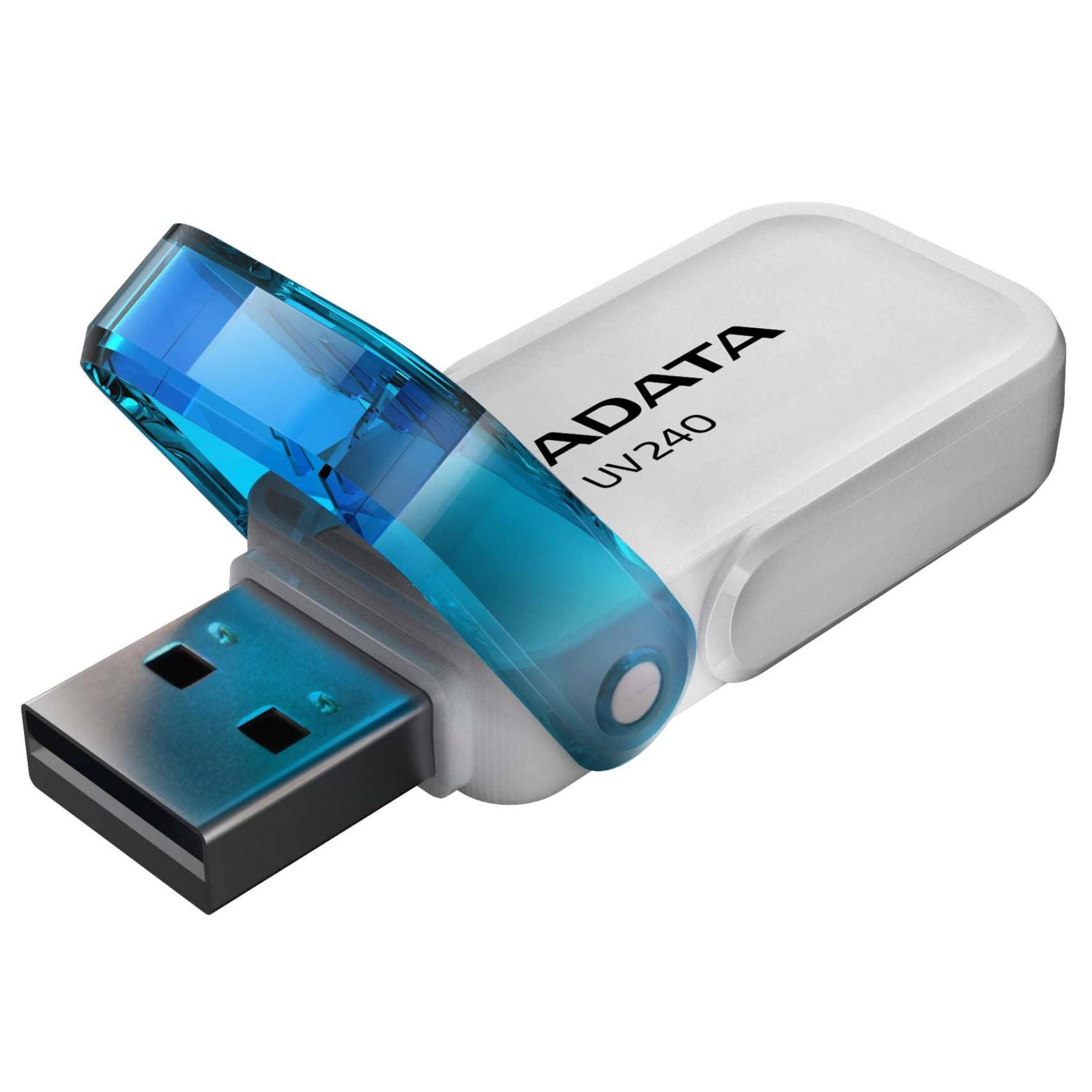 USB флеш накопитель ADATA 8GB UV240 White USB 2.0 (AUV240-8G-RWH) изображение 2