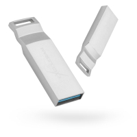 USB флеш накопитель eXceleram 128GB U2 Series Silver USB 3.1 Gen 1 (EXP2U3U2S128)
