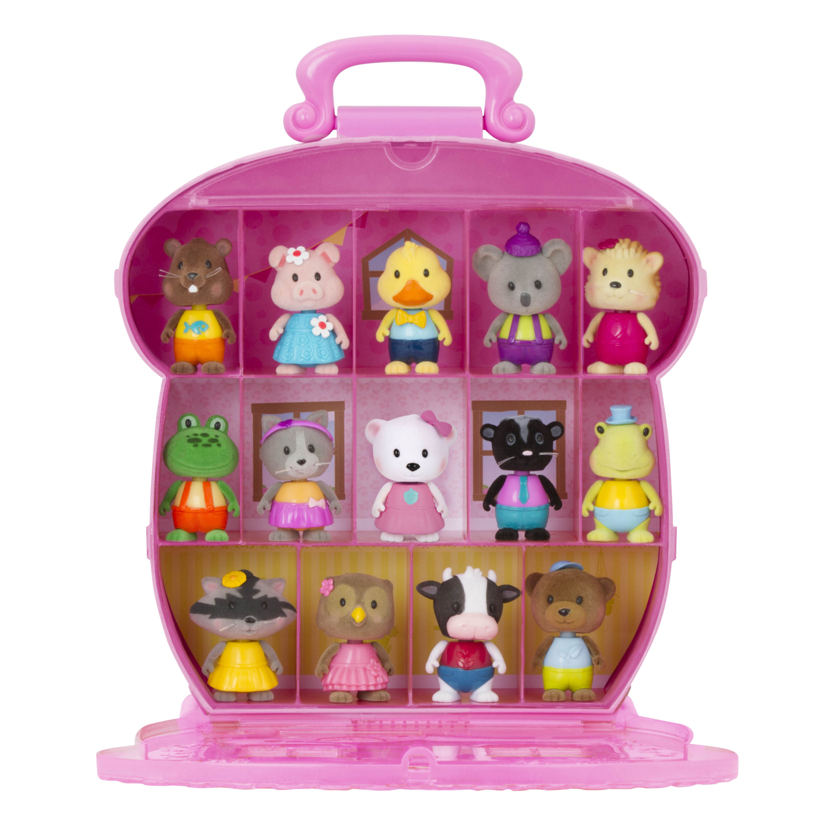 Игровой набор Li'l Woodzeez Кейс для фигурок розовый (63601Z) изображение 3