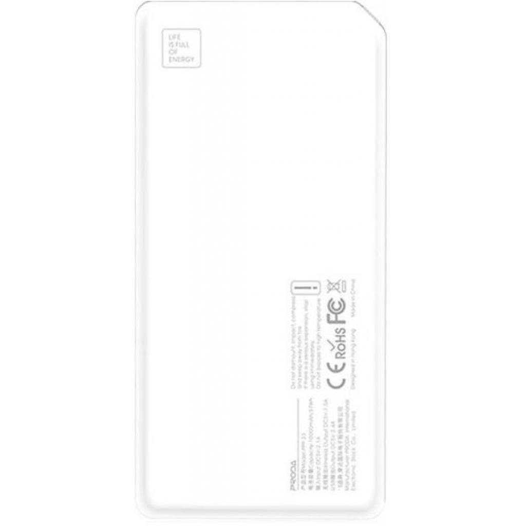 Батарея универсальная Remax Proda Chicon Wireless 10000mAh grey+white (PPP-33-GREY+WHITE) изображение 2