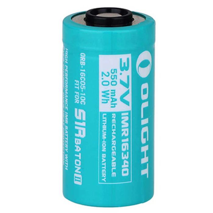 Аккумулятор Olight RCR123 (16340) Li-Ion 550mAh для S1R (IMR 16340) изображение 3