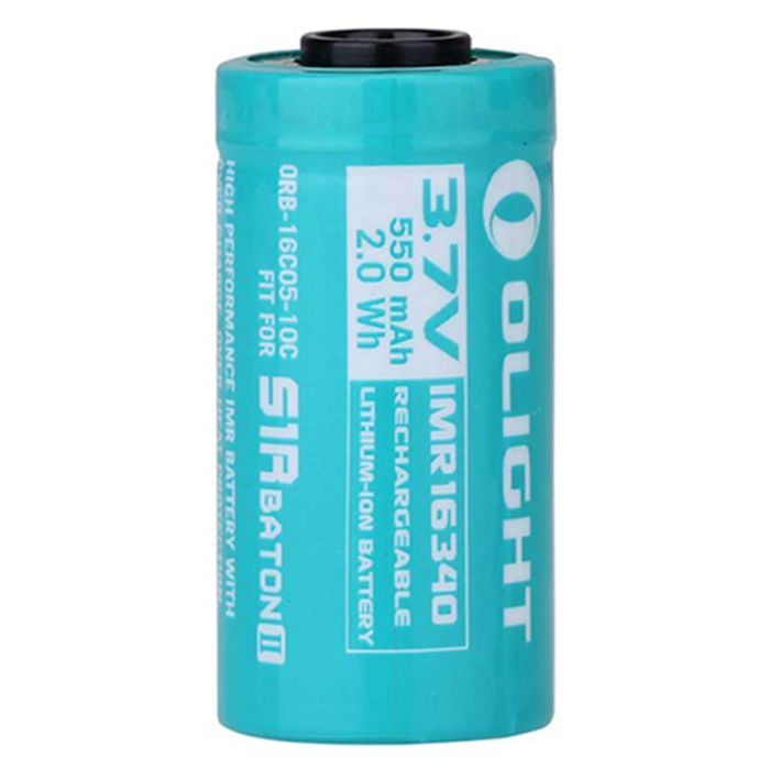 Аккумулятор Olight RCR123 (16340) Li-Ion 550mAh для S1R (IMR 16340) изображение 4