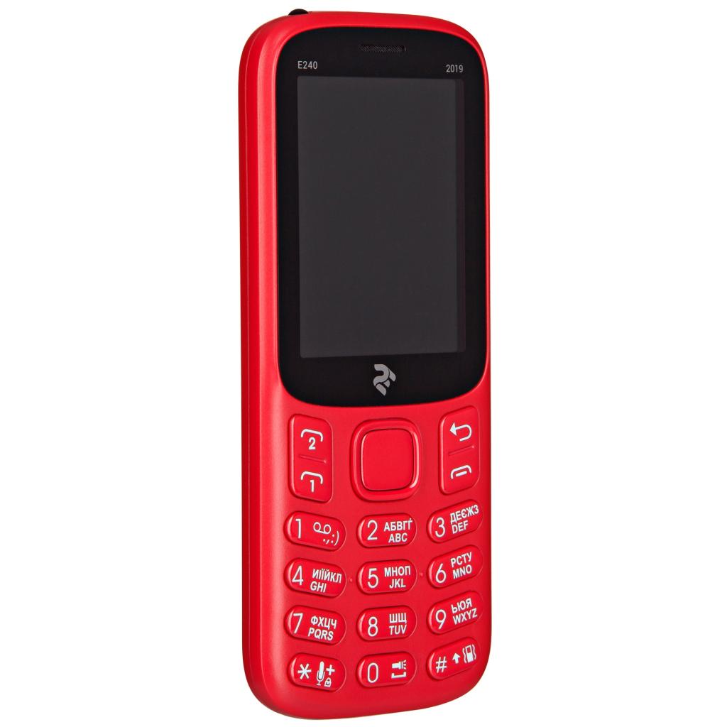 Мобильный телефон 2E E240 2019 Red (680576170019) изображение 5