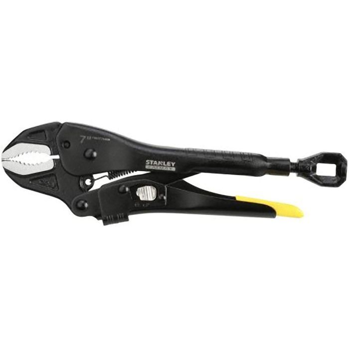 Кліщі Stanley з фіксацієй (пинци) вигнуті губки 240 мм посилені FatMax (FMHT0-74886)