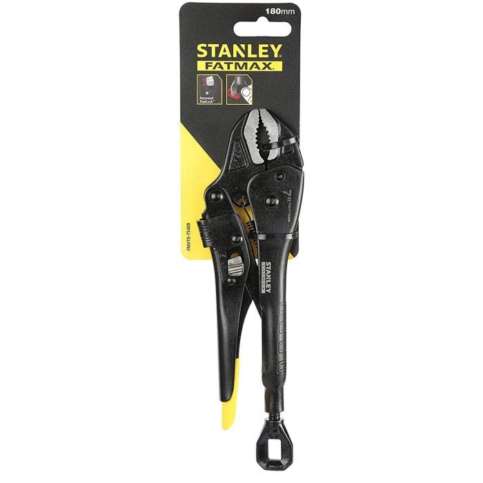 Кліщі Stanley з фіксацієй (пинци) вигнуті губки 240 мм посилені FatMax (FMHT0-74886) зображення 3