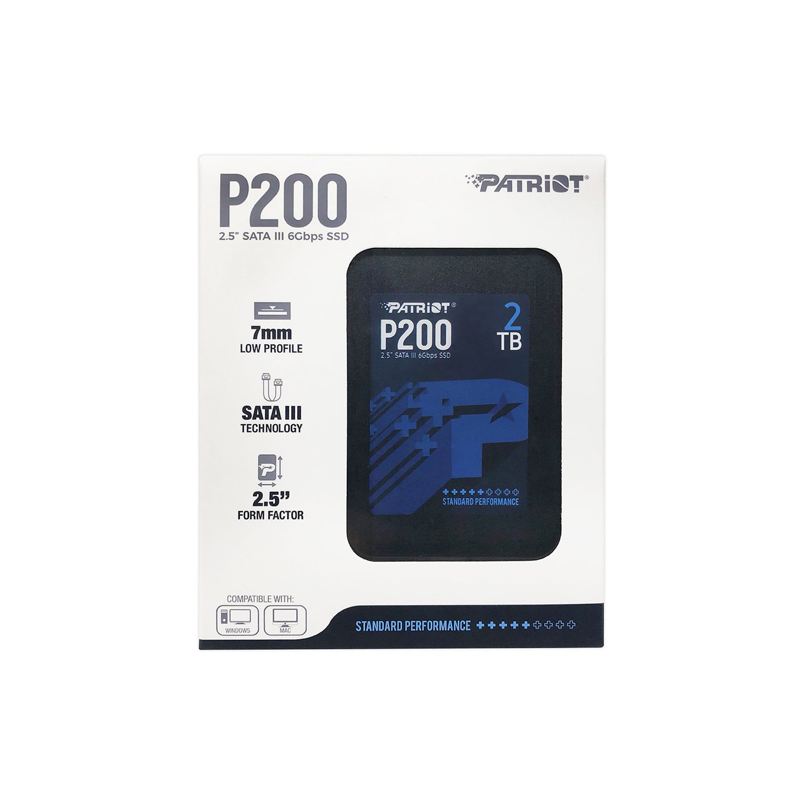 Накопитель SSD 2.5" 2TB Patriot (P200S2TB25) изображение 7