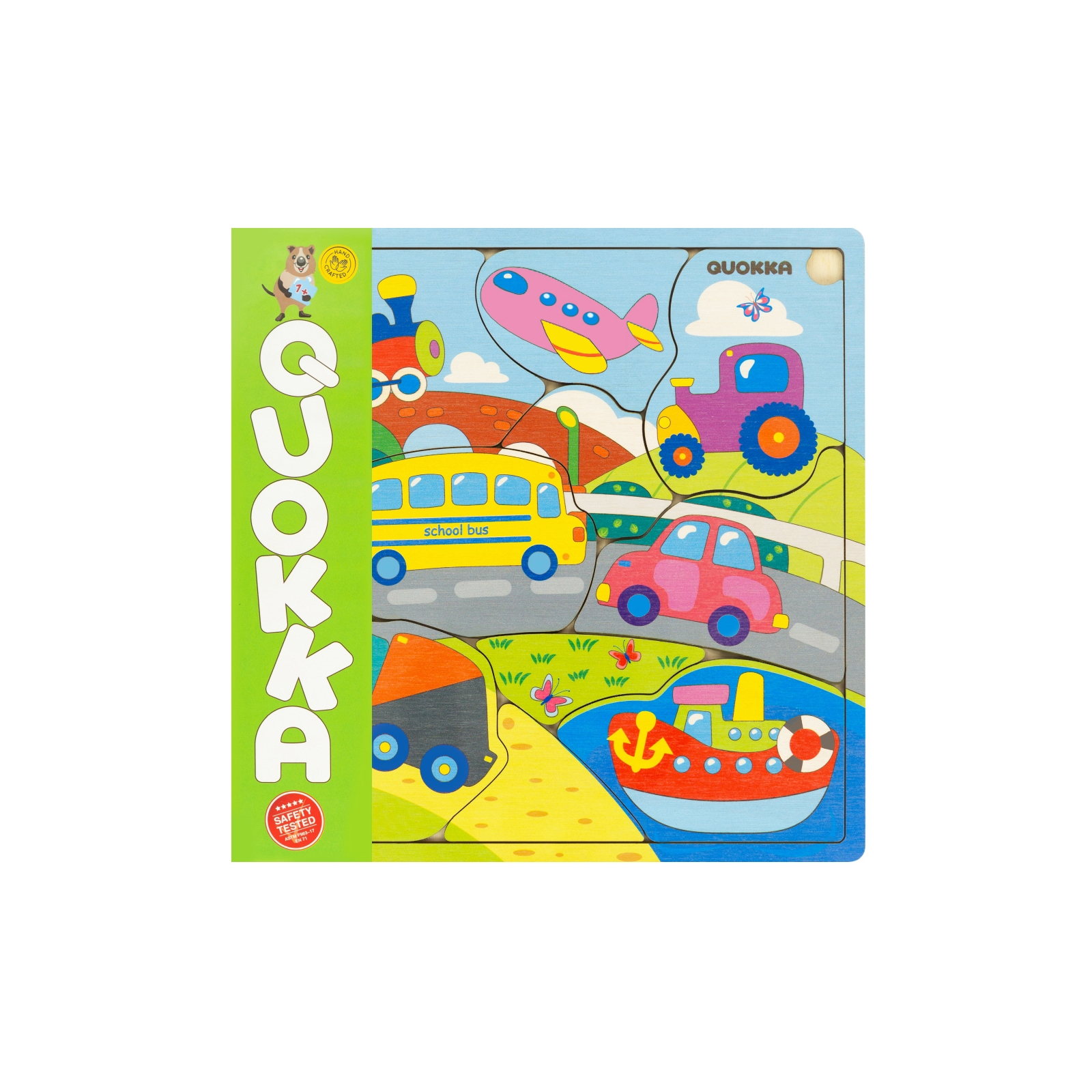Розвиваюча іграшка Quokka пазл-мозаїка Транспорт (QUOKA020PM)