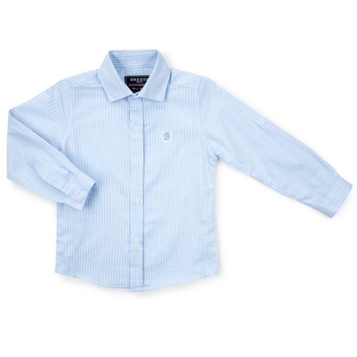 Рубашка детская Breeze в полосочку (G-364-110B-white)