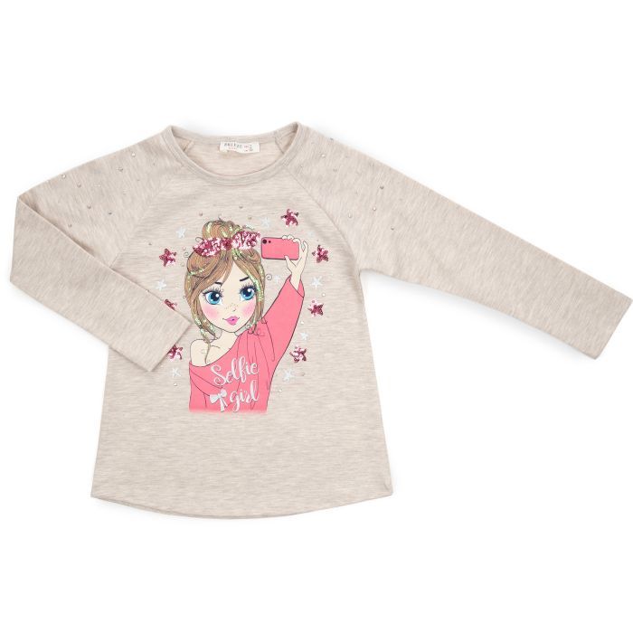 Набір дитячого одягу Breeze SELFIE GIRL (12829-104G-beige) зображення 2