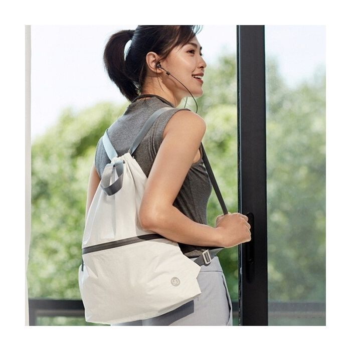 Рюкзак туристический Xiaomi RunMi 90 Points Lightweight Urban Drawstring Backpack White (6972125146168) изображение 4