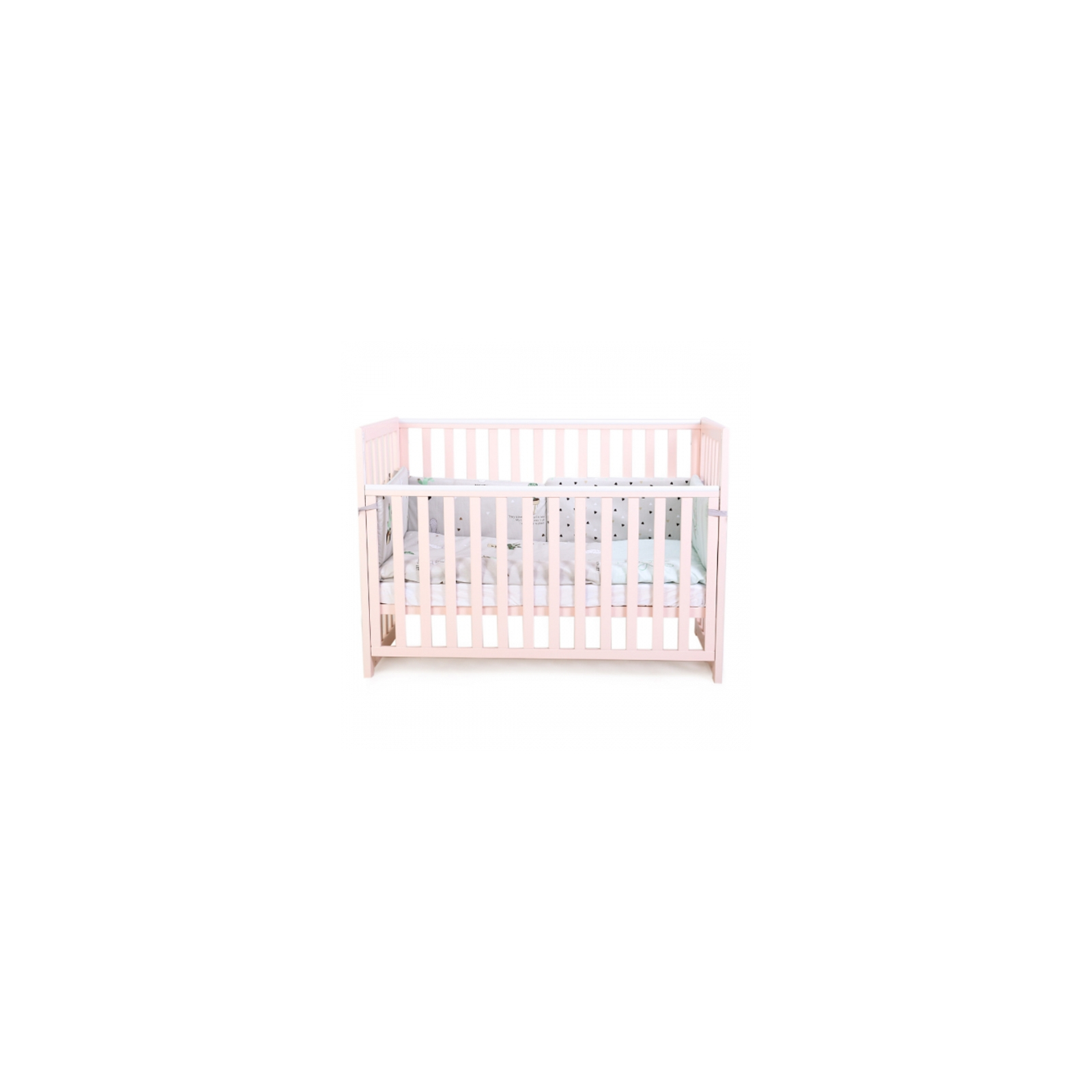 Кроватка Верес ЛД-13 Розовая без ящика (13.1.1.20.30) изображение 3