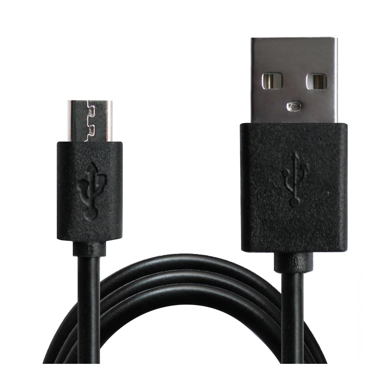 Зарядний пристрій Grand-X CH-03T USB 5V 2,1A Black + cable USB -> Type C, Cu, 4A, TPE (CH-03T) зображення 2
