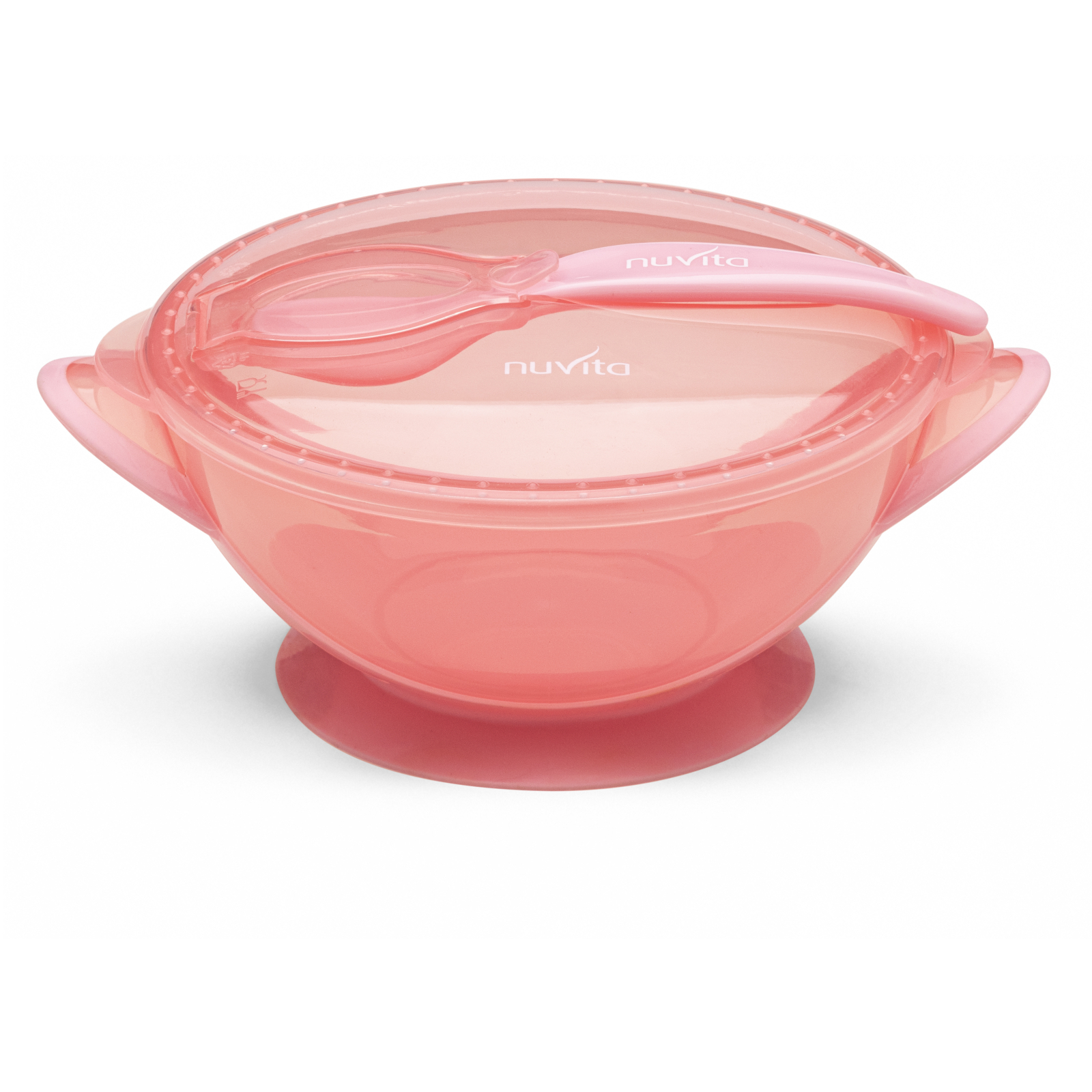 Набор детской посуды Nuvita COOL 6м+ Розовый дорожный (NV1421COOLPINK)