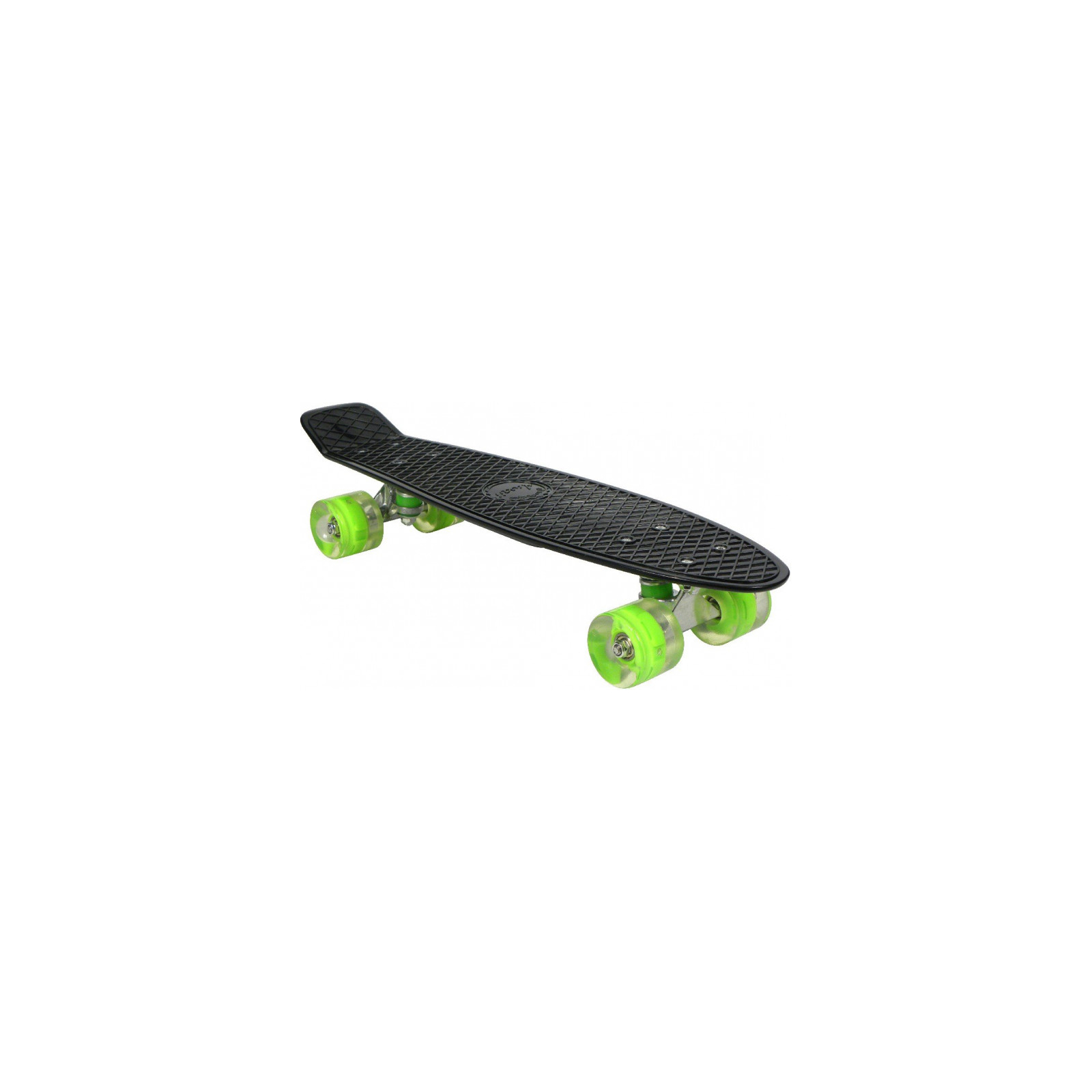 Скейтборд детский Awaii SK8 Vintage 22.5 со светящимися колесами черный (SKAWVINLI-000N0)