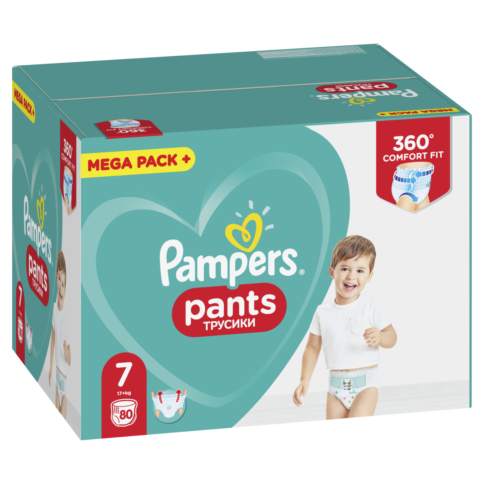 Підгузки Pampers Pants Розмір 7, 17+ кг, 40 шт (8001841133737) зображення 3