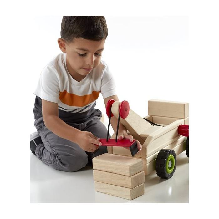 Спецтехника Guidecraft Block Science Trucks Большой эвакуатор (G7532) изображение 2