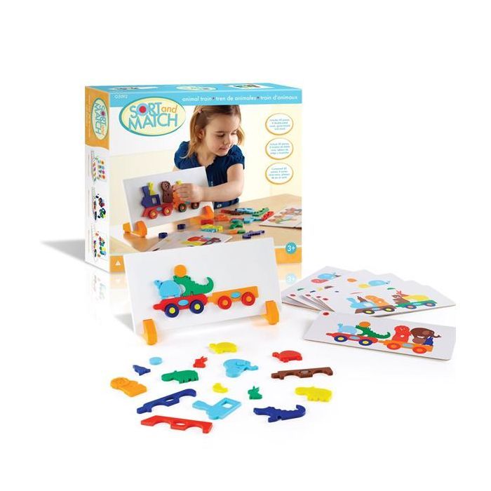 Развивающая игрушка Guidecraft Manipulatives Поезд с животными (G5092)